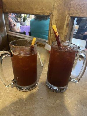 Micheladas made with Victoria beer