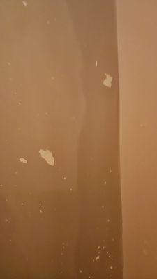 Paint flakes coming off the bathtub