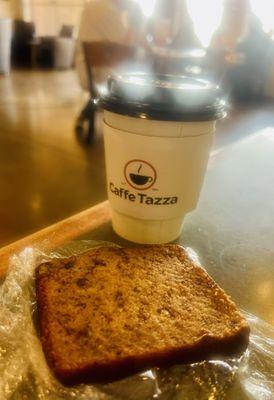 Yum!  Love the banana  bread with my cup of coffee