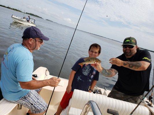 Get Lost Charters on the Indian River Lagoon early on a Saturday morning.