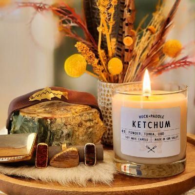 Ketchum, one of our favorite places and favorite candle fragrances.