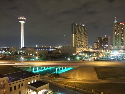 View of downtown San Antonio from Vidorra