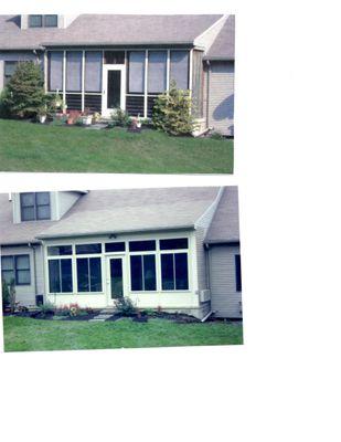 Sunroom (Before and After)