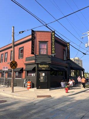 Exterior of the restaurant