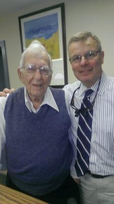 Look who's turning 102 years old! Happy Birthday to our friend and client Ed.