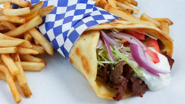 Gyro with Fries