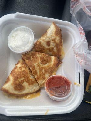 Jerk chicken quesadilla