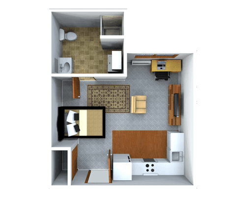 Studio Floorplan.