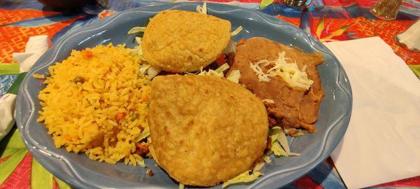 Gorditas (beef) dinner