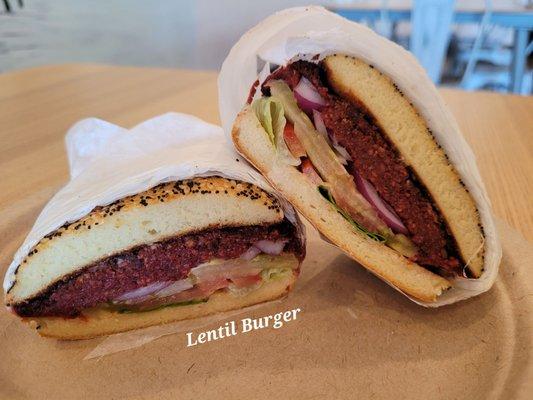 Lentil Burger ($8.25) ~ I really loved this, would order this again ~