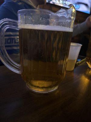 Pitcher of beer