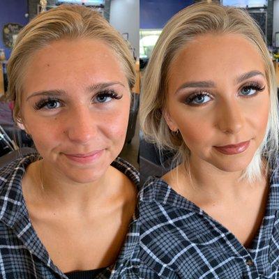 Prom makeup by Paige