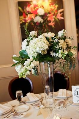 Reception centerpiece - Photo by Canon Creek Photography