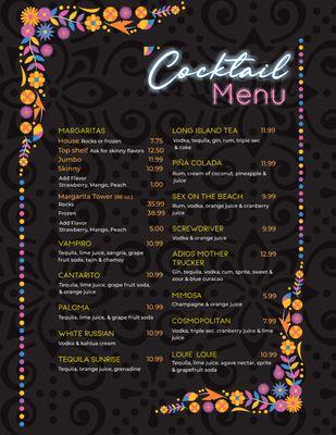 Coctel Menu