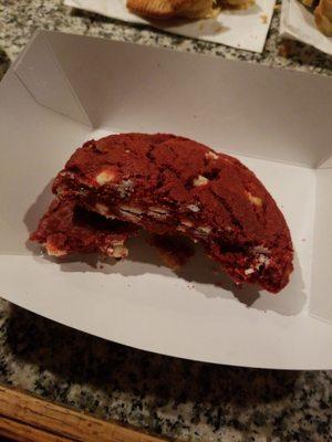 Red Velvet Cookie.. defs not worth $2.50