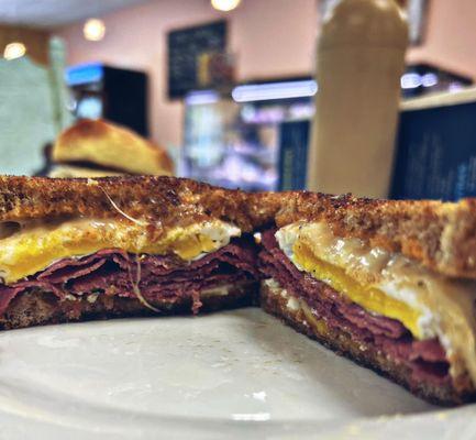 Dirty Reuben Breakfast sandwich