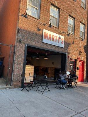 Marty's burger spot