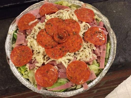 Greek salad  (ordered without tomato/olives)