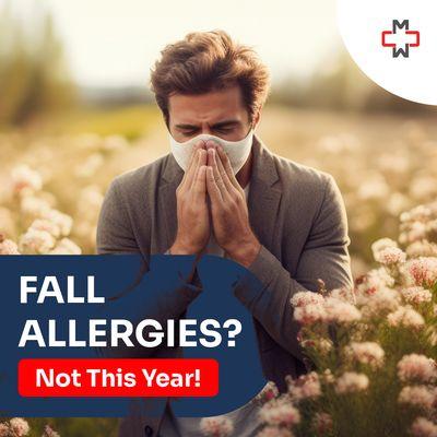 Don't let fall allergies slow you down. With personalized testing and treatment at Manhattan Medical Arts.