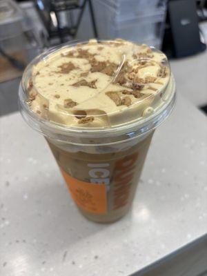 Cookie butter iced coffee