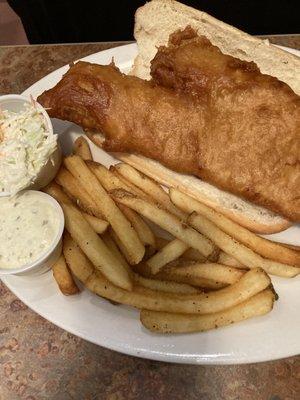 Fish sandwich with FANTASTIC tartar