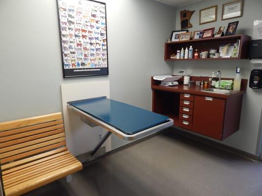 Comfortable exam rooms