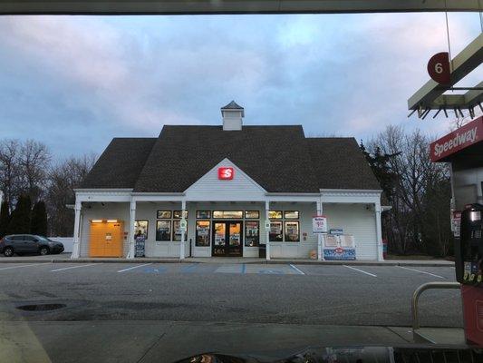 Amazon lockers Full Service Gas No charge. Huntington township people are not allowed to pump own gas only Attendants.