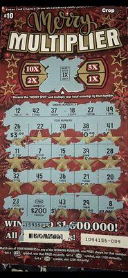 Winning Scratchers Bought from Emeryville Market!!!