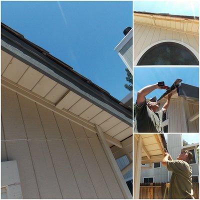 Soffit and fascia repair