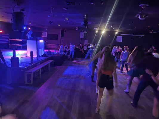 Dance floor on a Friday night at 830 pm!