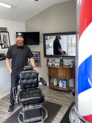 My home barber studio located in Newbury Park.