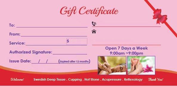 Gift Card Available