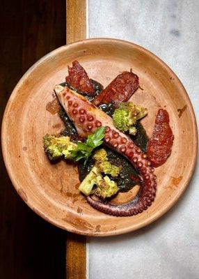 Charred Octopus at Comedor in Laguna Beach - IG @foodandpooch