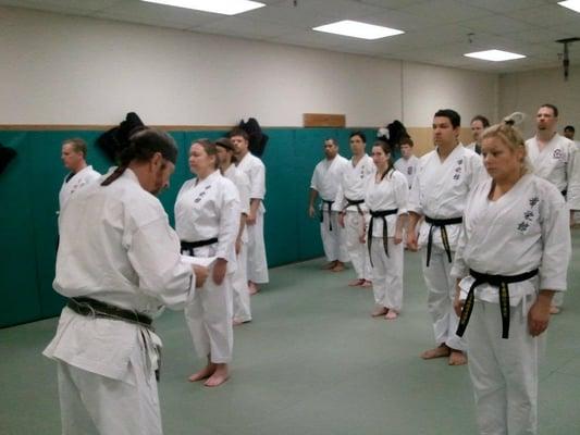 Black Belt Test w/ West Coast Director Sensei Sabat