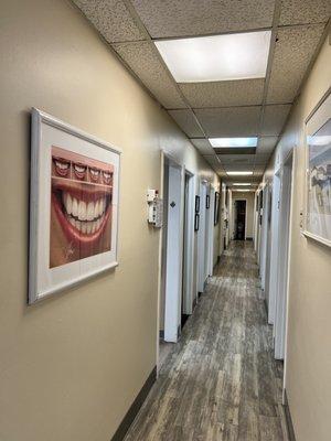 Hallway in Torrance Family Dentistry