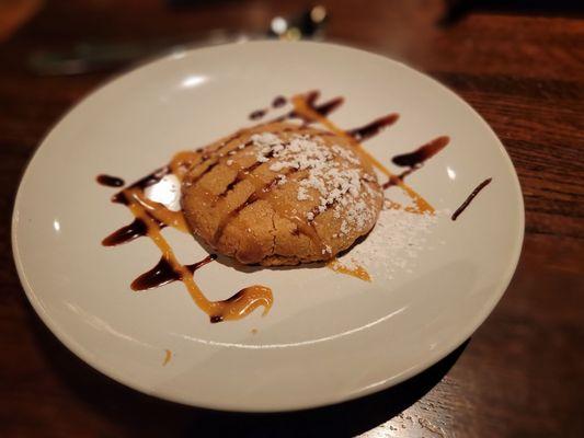 Peanut butter fudge filled cookie.