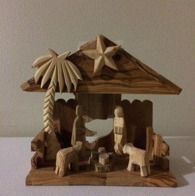 Music Box Nativity from  the West Bank