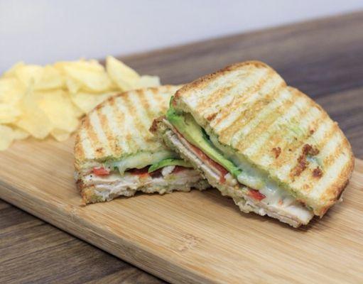 Grilled Turkey Pesto Panini