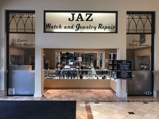 JAZ Watch & Jewelry Repair-2nd floor, Mall at Wellington Green, on the Macy's end of the mall directly across from The Beauty & The Beeeef.