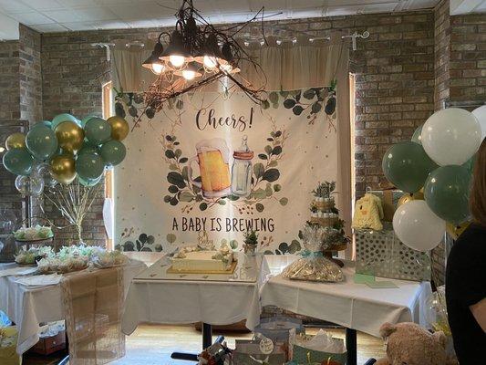 Baby Shower in the main room