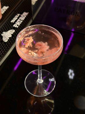 Cherry blossom cocktail