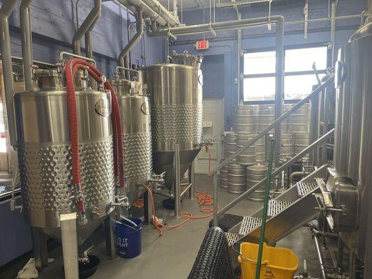 A behind the scenes tour of the brewery setup and where quality is perfected!