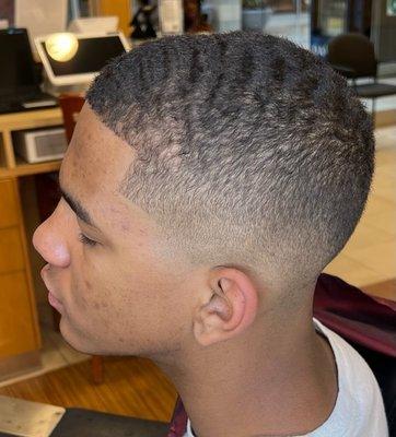 Clean Bald Fade