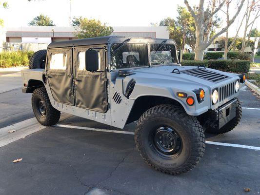 HUMVEE restoration and customization