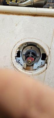 Rebuild shower valve