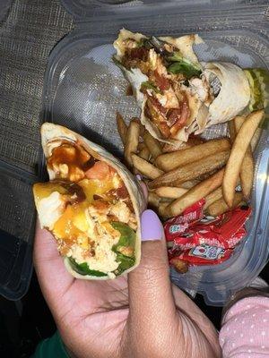 Chicken "Chipotle" Wrap Sandwich