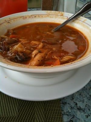 Chicken Portuguese soup homemade