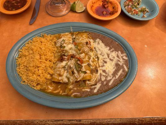 Ranchero Enchiladas