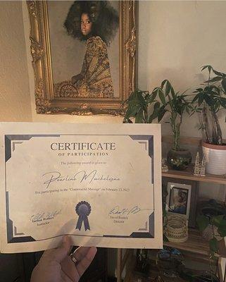 Craniosacral Certificate