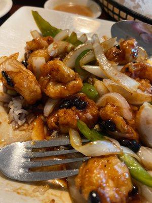 Shrimp w Shrimp with Black Bean Sauce